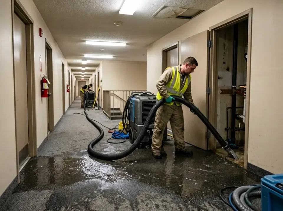 multi-unit-apartment-hallway-f-005 — frequently asked questions, Emergency Burst Pipe Water Extraction & Removal in Raoul, GA